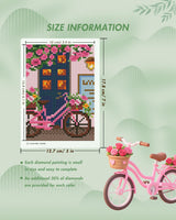 Foreveryoung Minigem Small Diamond Art Kits for Beginners, 12Pcs Square Drill Diamond Painting Kits for Adults 3-Hour Painting, Postcard-Style Mini Diamond Art Kits for Adults 5x7 Inch (Twelve Months) forever young