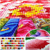 HONGJIE 5D DIY Diamond Art Painting Kit Supernaturall Car 16X12 inches Round Full Drill Crystal Rhinestone Embroidery Cross Stitch Arts Craft for Home Wall Decor Gift. Hongjie