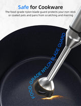 Immersion Blender, Heavy Duty Copper Motor, Stainless Steel Smart Stick with Egg Beaters, Potato Masher, Chopper/Food Processor Potane
