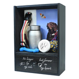 Favonuovy Pet Memorial Shadow Box Keepsake 9.3x13 Dog Memorial Gifts for Loss of Dog Death Sympathy and Remembrance Gift Large Pet Memorial Picture Frame Display Case with Deep Drawer Favonuovy