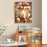 BAWKENTON Paint by Numbers for Adults and Kids, Christmas Candle Painting by Number Kits On Canvas, Number Artist Paint by Number Kit Funny Without Frame DIY, Home Wall Decor, 9.85x13.85in BAWKENTON