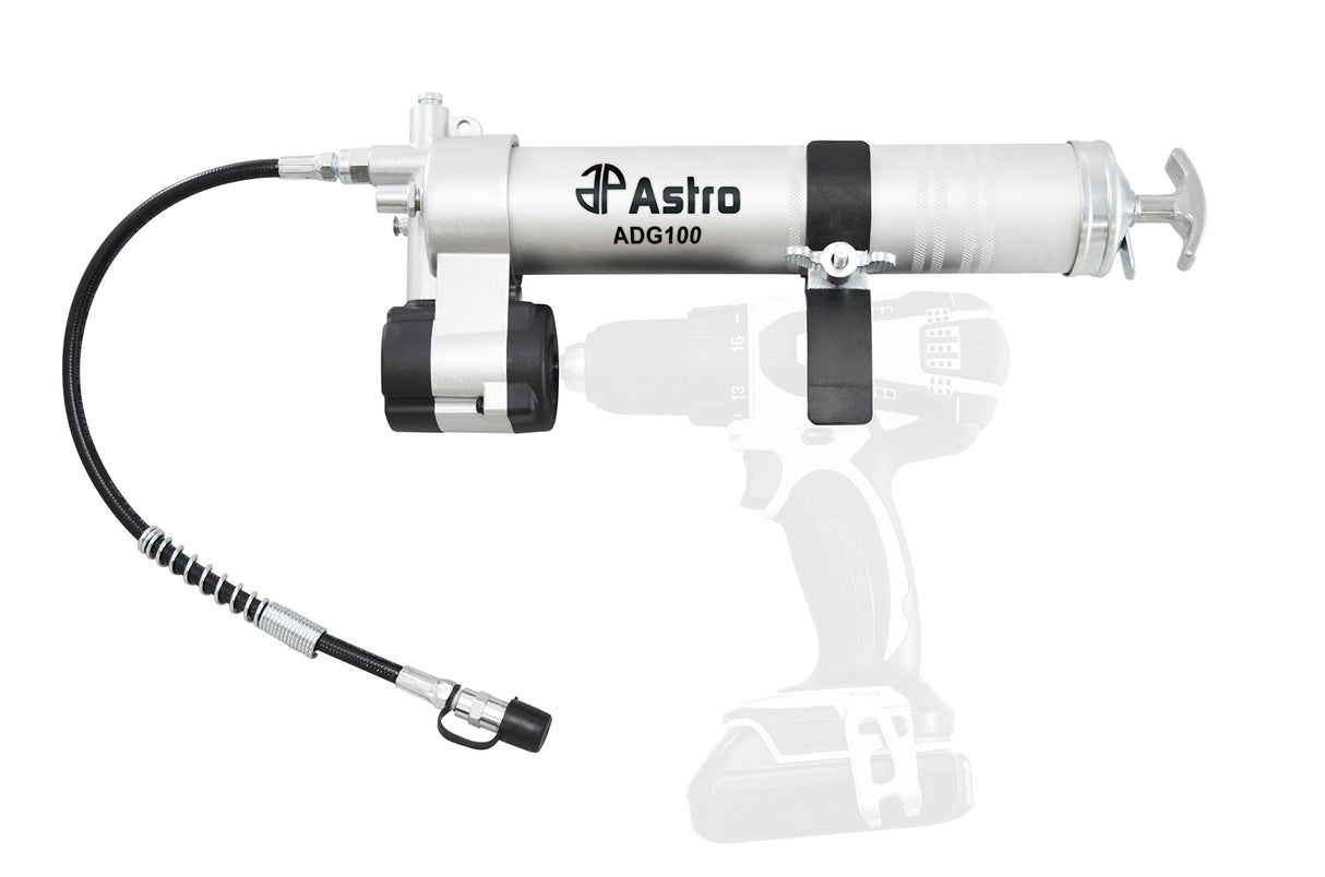 Astro Pneumatic Tool ADG100 Grease Gun Drill Adapter Astro Pneumatic Tool