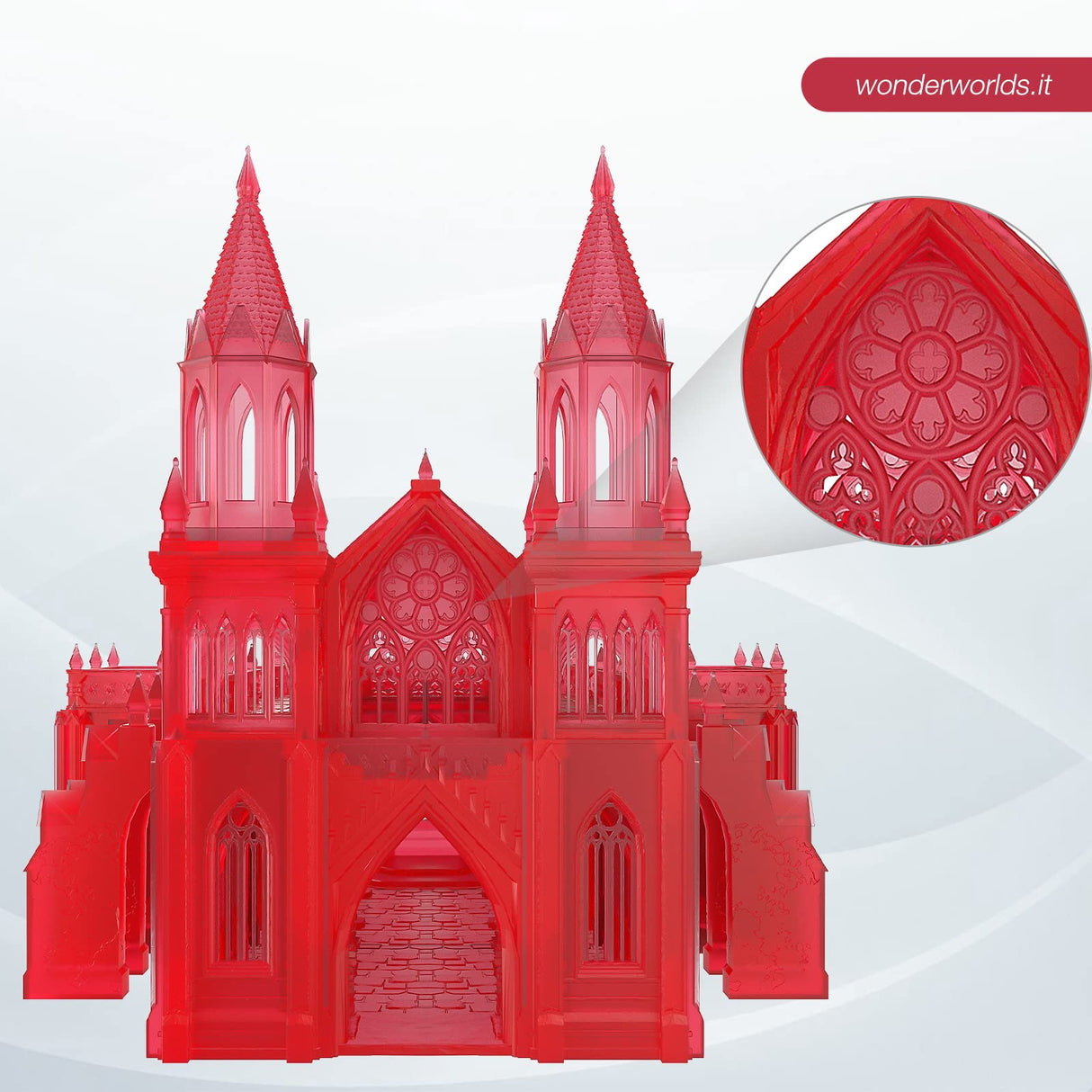 ELEGOO 3D Printer Resin, 405nm Fast UV Curing Standard Photopolymer Resin, High Precision, Non Toxic 3D Resin for Saturn 4/Saturn 3/Mars 5/Mars 4, LCD/MSLA/DLP 3D Printing, Clear Red 1000G Deeplee