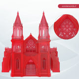 ELEGOO 3D Printer Resin, 405nm Fast UV Curing Standard Photopolymer Resin, High Precision, Non Toxic 3D Resin for Saturn 4/Saturn 3/Mars 5/Mars 4, LCD/MSLA/DLP 3D Printing, Clear Red 1000G Deeplee