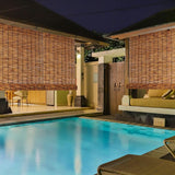 Blackout Bamboo Blinds, Bamboo Roll Up Shades for Indoor Windows, Waterproof Cordless Roller Shades Privacy Partition Outdoor Natural Reed Curtains for Home Patio Porch 36 Inch W x 96 Inch H VELLOW