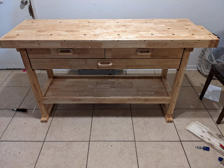 60 inch 3 Drawer Hardwood Workbench Yukon Formerly Windsor Design Nicky Nice