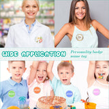 Yilloog 25 Pcs 3 Inch Clear Button Pins for Crafts DIY Photo Buttons Acrylic Button Pin Blank Button Pins Bulk for Picture Make Your Own Buttons Badge Maker DIY Crafts Supplies Yilloog