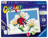 Ravensburger - Ladybug in Nature CreArt Paint by Numbers Kit | Fun & Easy DIY Art for Kids Age 7+ | Creative Gift Idea for Birthdays & Holidays Ravensburger