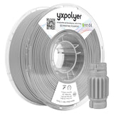 Nylon Glass Filled Filament Grey Nylon Glass Fiber 1.75mm PA GF 3D Printer Filament PA6-GF 1kg with Reusable PC Spool yxpolyer