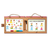 Melissa & Doug Natural Play: Play, Draw, Create Reusable Drawing & Magnet Kit – Princesses (54 Magnets, 5 Dry-Erase Markers) - FSC Certified Melissa & Doug