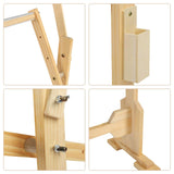 Cross Stitch Frame Wooden Embroidery Floor Stand 360° Rotation Needlework Stand Frame Holder Lap Hands Stand with Adjustable Frame 75 x 40cm Greensen