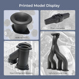 Creality 3D Printer Filament PLA Carbon Fiber Filament 1.75mm for K1C, Hyper PLA-CF for High Speed 50-300mm/s, 1kg(2.2lbs)/Spool, Dimensional Accuracy +/- 0.03 mm (Black) Creality