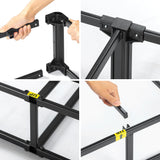 ZINUS 9 Inch WonderBox(TM) Smart Box Spring, Quick Assembly Mattress Foundation, Durable Metal Frame, King, Grey ZINUS