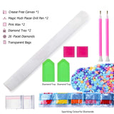 YALKIN Square 5D Diamond Painting Kits for Adults,Abstract Large Diamond Art Kits Full Drill Diamond Painting Kit for Adult Beginners, DIY Crystal Picture Art for Home Wall Decor 40x70CM/15.8x27.6in YALKIN