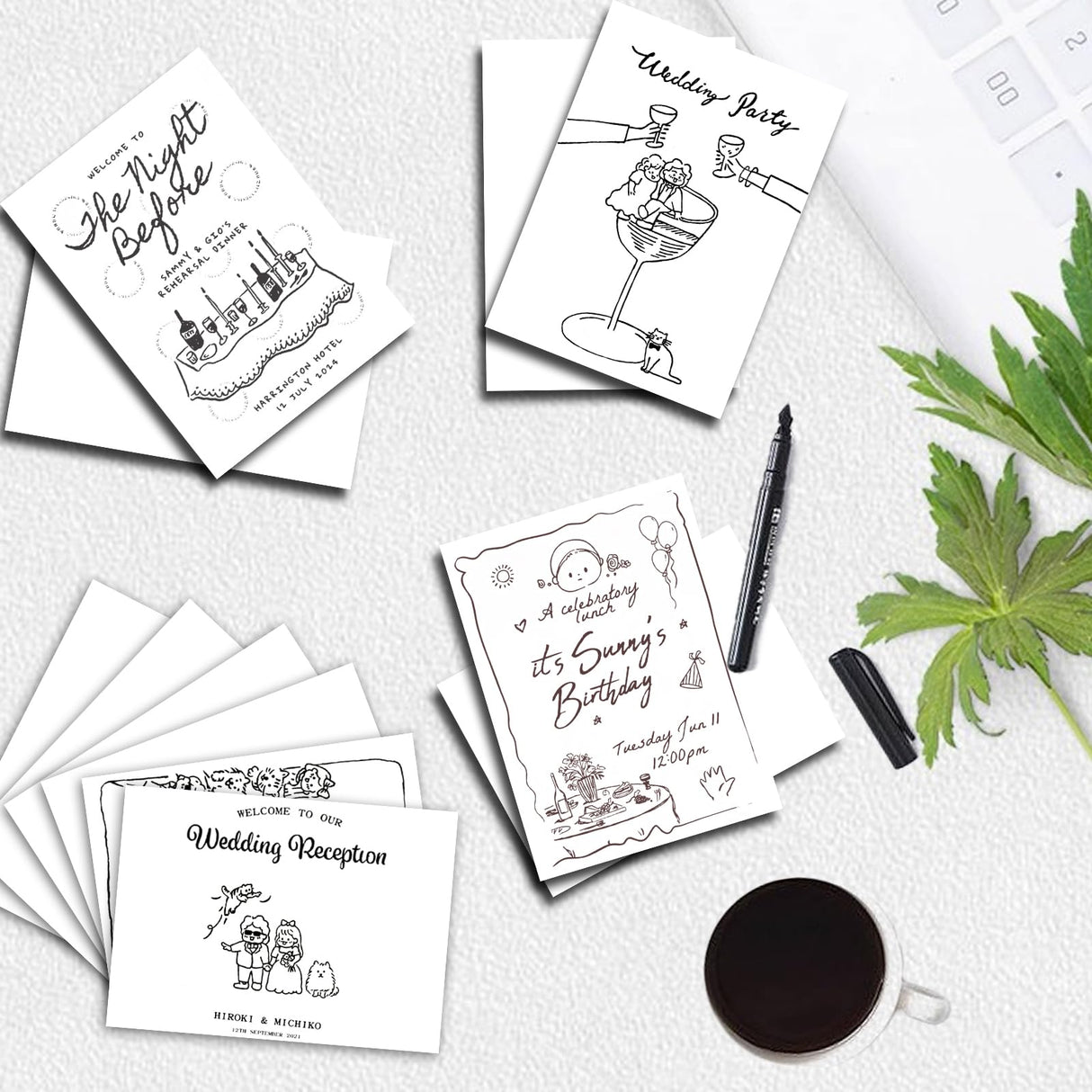 Hysiwen 50 Sheets White Card Stock 3 x 5 Inches, 250gsm/92 lb Blank Cardstock Paper for Paper Crafts or Drawing(W35) Hysiwen