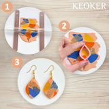 Keoker Polymer Clay Earring Making Kit, Polymer Clay Jewelry Making Kit, Great Gift, Earring Making Kit Keoker