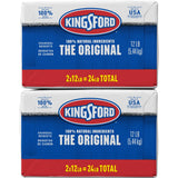 Kingsford Original Charcoal Briquettes, BBQ Charcoal for Grilling 12 Pounds Each (Pack of 2) (Package May Vary) Kingsford