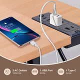 ZENY Adjustable Drafting Table with Stool, Tilting Drawing Desk Artist Table with Storage Drawers, Art Craft Workstation for Home Office Reading, Writing, Crafting (Brown-with Outlet) ZENY