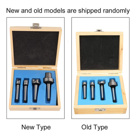 4Pcs Turning Tool Turning Center Set Drive Spur Cup Arbor Lathe Turning Lathe Live Center for for Wood & Metalworking Lathe with Box (MT1) spur center for wood lathe wood turning tools Turning Tools KUIDAMOS