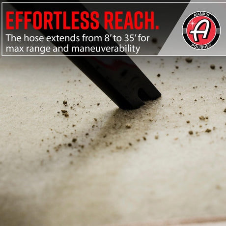Adam's Polishes Wall Mounted Vacuum - Premium Car Detailing Vacuum for Garage or Shop | Powerful Suction Heavy Duty Detailing Adam's Polishes