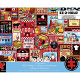 Ceaco - Tracy Flickinger - BBQ Collage - 1000 Larger Sized Piece Jigsaw Puzzle Ceaco