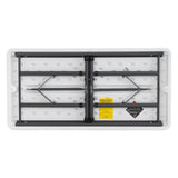 Lifetime Commercial Height Adjustable Folding Utility Table, 4-Foot Lifetime