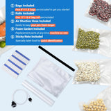 INKBIRD Vacuum Sealer Machine with 160W Double Pump, Full Automoatic Pro Vacuum Sealer for Food Preservation with Liquid/Moist/Dry Food, Food Sealer with Removable Drip Tray, Roll Storage and Cutter Inkbird