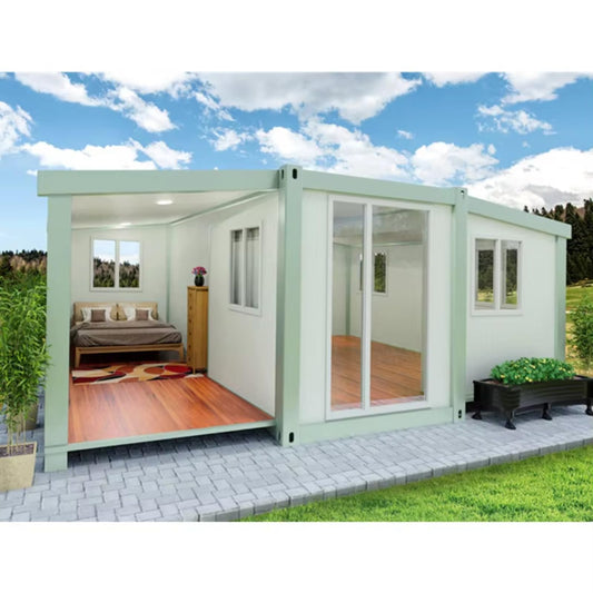 20ft 30ft 30ft Portable Tiny Folding Foldable Expandable Prefab Shipping Container Modular kit Home House for Sale - WoodArtSupply