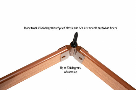 Frame It All Two Inch Series 4' x 8' x 5.5", Composite Raised Garden Bed Kit Frame It All