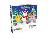 Buffalo Games - Pokemon- Pikachu Snowman - 100 Piece Jigsaw Puzzle for Families -Challenging Puzzle Perfect for Game Nights - Finished Size is 15.00 x 11.00 Buffalo Games