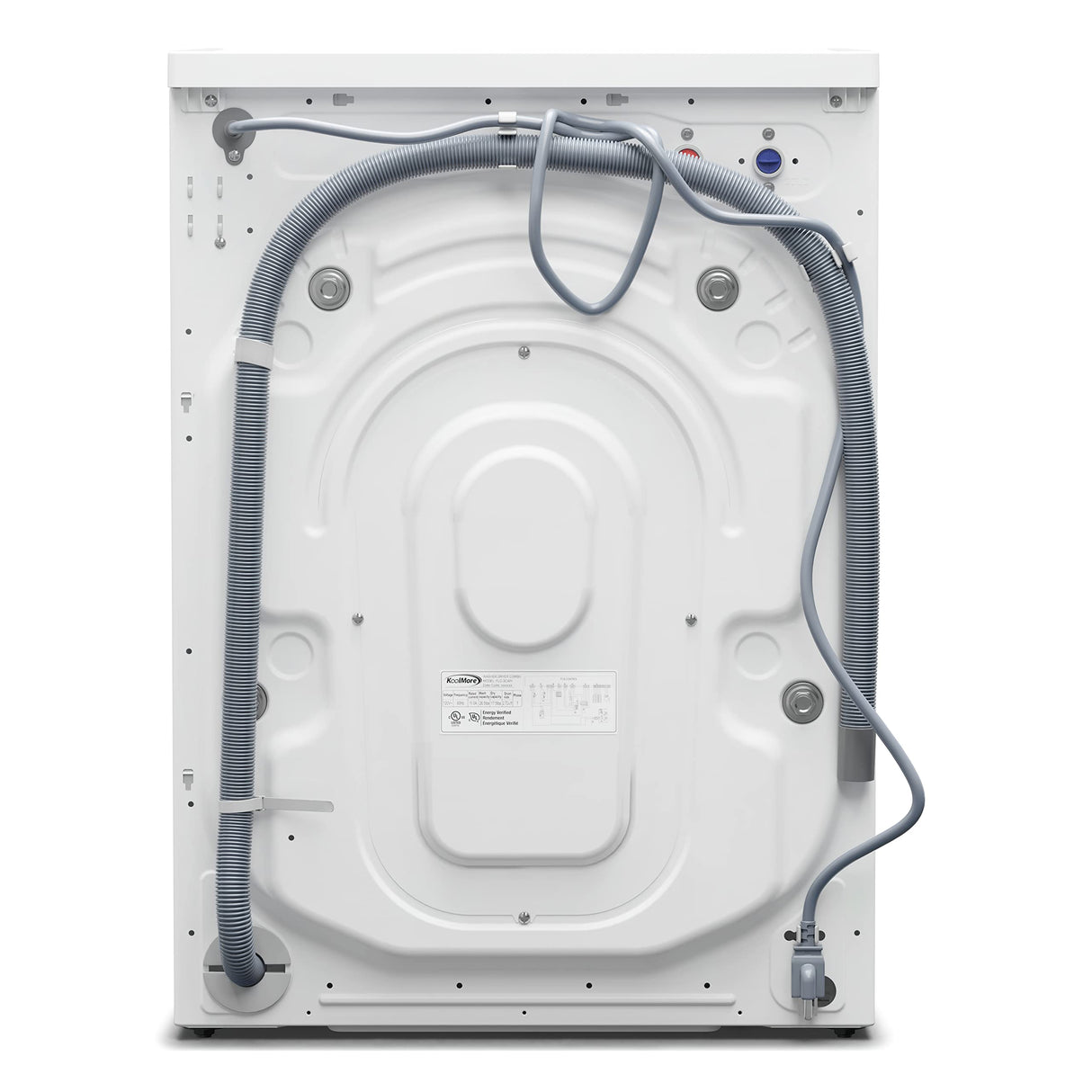 KoolMore 2-in-1 Front Load Washer and Dryer Combo, 2.7 Cu. Ft., for Apartment, Dorm, RV, 16 Wash and 4 Dry Cycles, Compact Space Saver [White] [120V] (FLC-3CWH) KoolMore