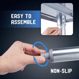 Profeeshaw Stainless Steel Prep Table NSF Commercial Work Table with Undershelf for Kitchen Restaurant 24×30 Inch Profeeshaw