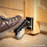 POWERTEC 71132 Quick-Release Workbench Caster Plates, 4-Pack POWERTEC