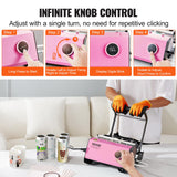 VEVOR Pro Tumbler Heat Press Machine - Mug Heat Press Heat Up Fast & Even, Professional Blanks Tumbler Press High-Security for 11-30oz Sublimation Tumblers, Cups, Glasses and Mugs, Light Pink VEVOR