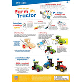 Works of Ahhh... Craft Set - Farm Tractor Premium Wood Paint Kit Works of Ahhh...