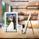 IBosins 5 Pack 6 Inch Plate Holder Display Stands, Metal Black Frame Stand for Picture, Book, Photo Easel, Creation, Collectibles IBosins