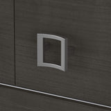 Office by kathy ireland Echo 60 -inch W Desktop Hutch, Charcoal Maple (KI60303-03) Bush Business Furniture