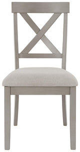 Signature Design by Ashley Parellen Modern Farmhouse Upholstered Dining Chair, Set of 2, Gray Signature Design by Ashley