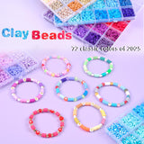 OCCALONG 6 Box Set Friendship Bracelet Making Kit - 13000 Pcs, DIY Jewelry Making Set - Includes Clay, Seed, Pony Beads, Charms, and String occalong