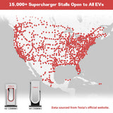 BELZAR Tesla Supercharger NACS to CCS Adapter - Max 500A / 1,000V, 250KW Fast Charging at Tesla Superchargers with NACS DC Adapter, Fit for Rivian Ford GM Volvo and Polestar EVs (CCS1 Port) BELZAR