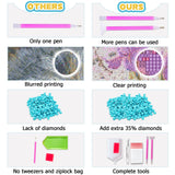 Perycomly Waterfall Landscape Diamond Art Kits for Adults, DIY Fantasy Moon Scenery Diamond Painting Kit for Beginners, 5D Embroidery Craft Kits for Home Decor Gift - 12x16 Inch Perycomly