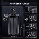 YOOPAI D1 4-in-1 Laser Rotary Roller, Suitable for Most Frame-Type Laser Engraving Machines, with 2 Types of Claws and Pins, Used to Engrave Cylindrical, Spherical, Ring-Shaped Objects YOOPAI