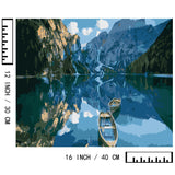 BAISITE Paint by Numbers Kit for Adults Beginners,12" Wx16 L 2 Pack Canvas for Painting Kits for Adults in Colorful Box-PBN281-282 BAISITE