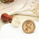 Letter Wax Seal Stamp Kit, SWANGSA 3D Floral Initial Alphabet S Sealing Stamp and 200pcs Sealing Wax Beads Kit for Wedding Invitations Cards Envelopes SWANGSA