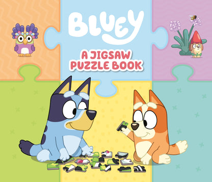 Bluey: A Jigsaw Puzzle Book: Includes 4 Double-Sided Puzzles