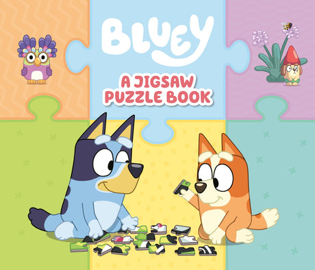 Bluey: A Jigsaw Puzzle Book: Includes 4 Double-Sided Puzzles WoodArtSupply