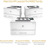 HP LaserJet Pro M402dn Monochrome Laser Printer with Built-in Ethernet & Double-Sided Printing, Amazon Dash replenishment ready (C5F94A), A4 HP