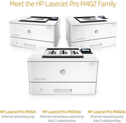 HP LaserJet Pro M402dn Monochrome Laser Printer with Built-in Ethernet & Double-Sided Printing, Amazon Dash replenishment ready (C5F94A), A4