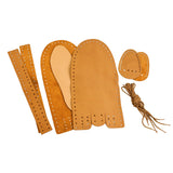 Realeather Crafts C4604-02 Leather Moccasin Kit, Gold Realeather