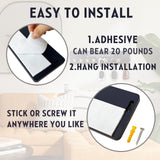 Sunglasses Holder Organizer Eyeglasses Holder Stand Wood Glasses Storage Organizer for Wall Sunglasses Display for Multiple Glasses for Women, Men, Family Bedroom, Entryway (Gray-1pcs-long) Fippkargo